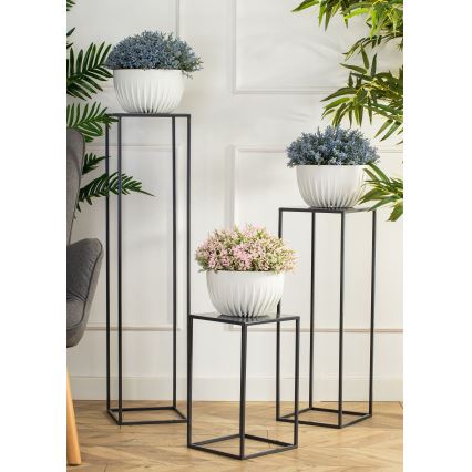 Suporte para flores 100x24 cm antracite