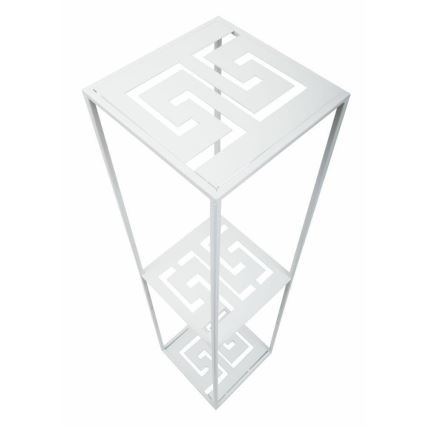 Suporte para flores 100x24 cm branco