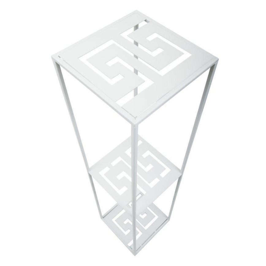 Suporte para flores 100x24 cm branco