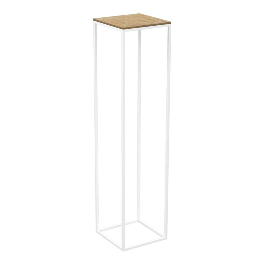 Suporte para flores 100x24 cm branco