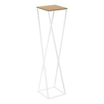 Suporte para flores 100x24 cm branco