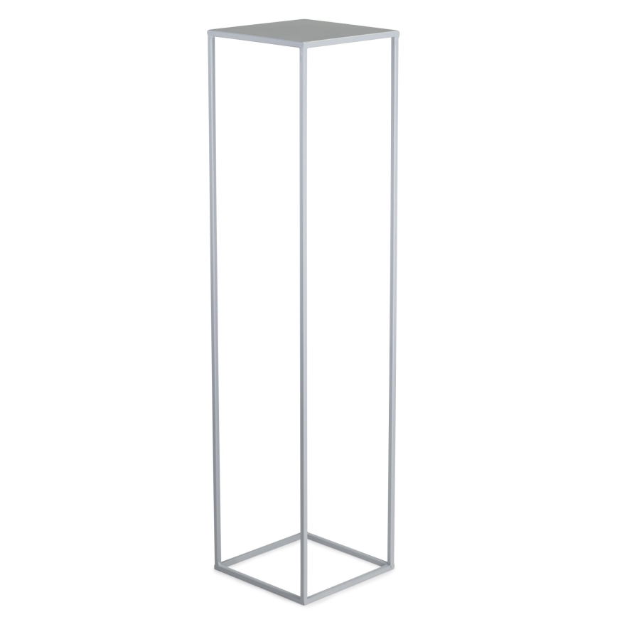 Suporte para flores 100x24 cm cinzento