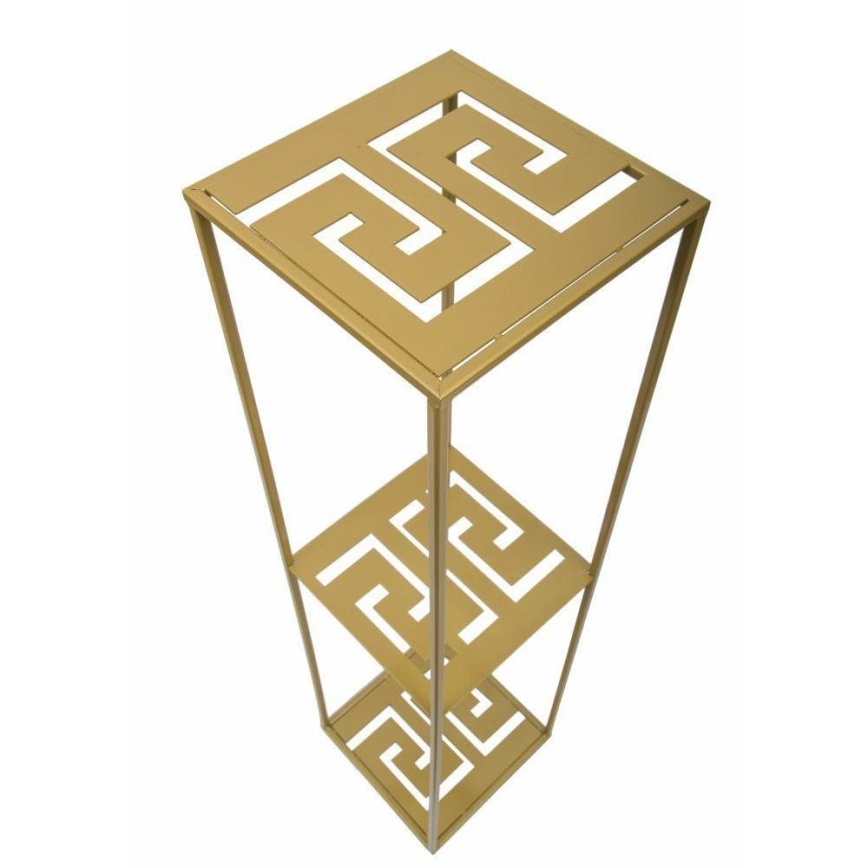 Suporte para flores 100x24 cm dourado