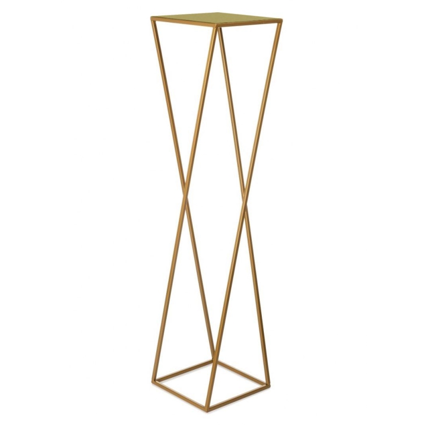 Suporte para flores 100x24 cm dourado