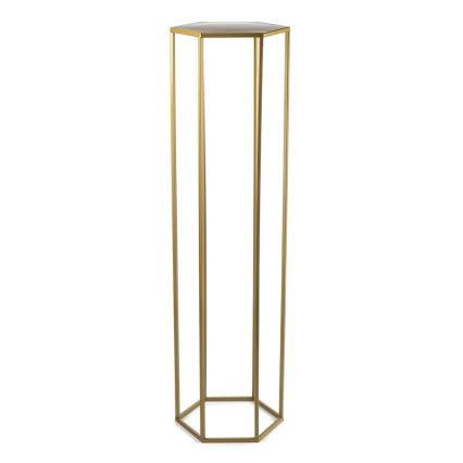 Suporte para flores 100x24 cm dourado