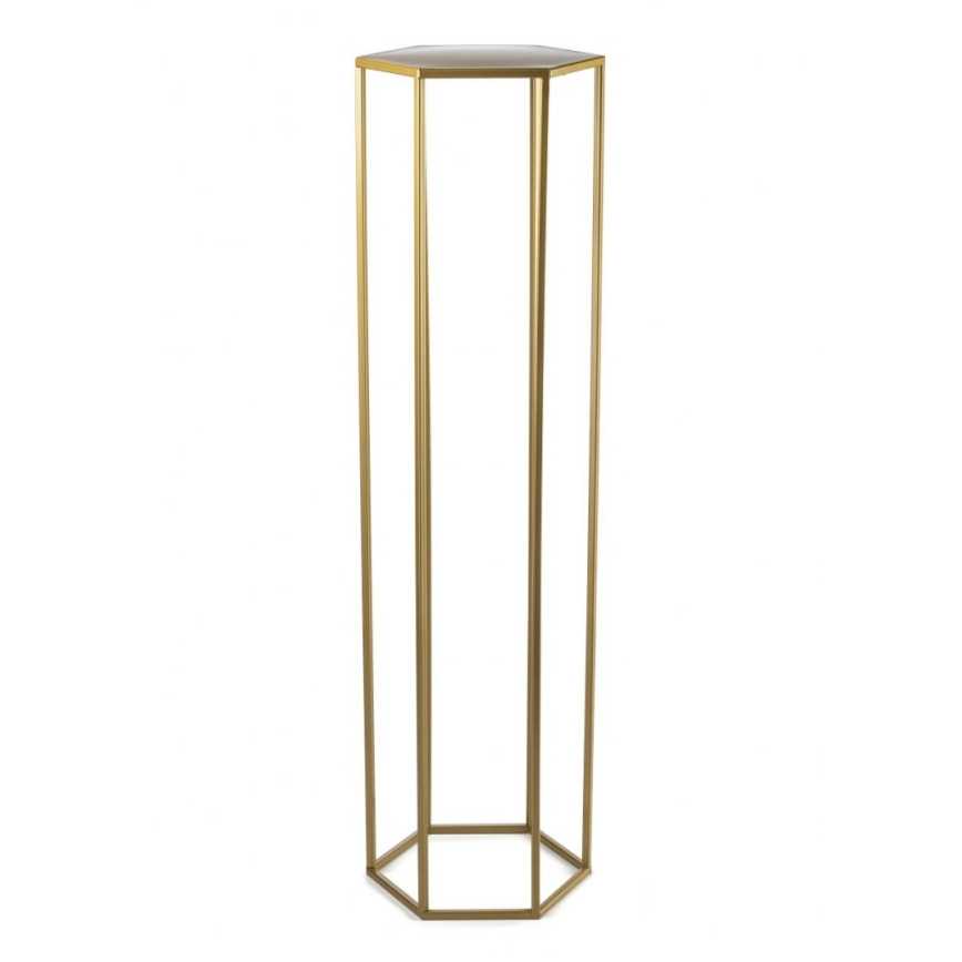 Suporte para flores 100x24 cm dourado