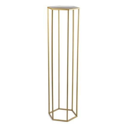 Suporte para flores 100x24 cm dourado