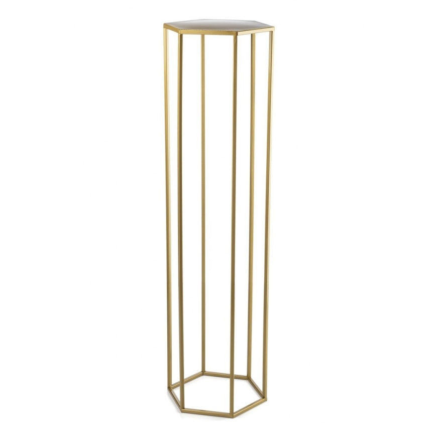 Suporte para flores 100x24 cm dourado