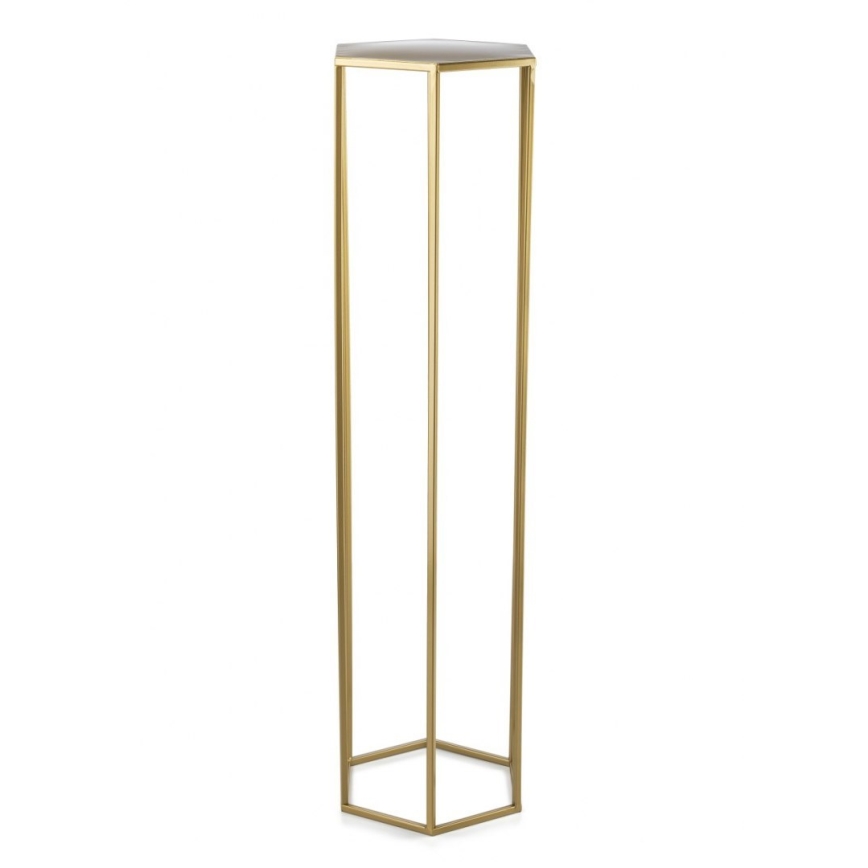 Suporte para flores 100x24 cm dourado