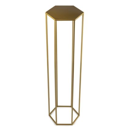 Suporte para flores 100x24 cm dourado