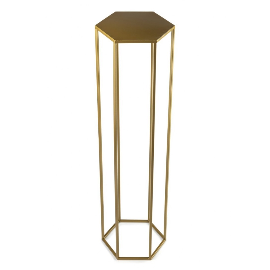 Suporte para flores 100x24 cm dourado