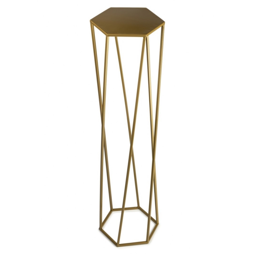 Suporte para flores 100x24 cm dourado