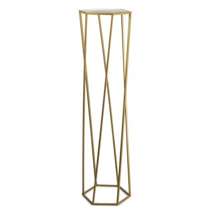 Suporte para flores 100x24 cm dourado