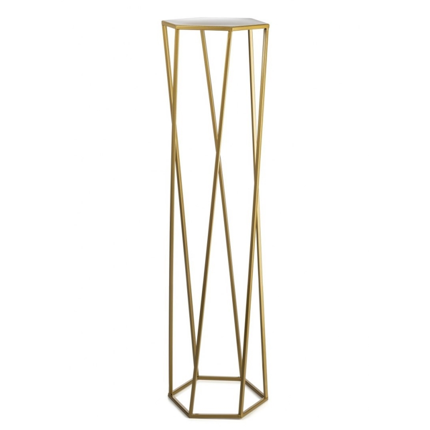 Suporte para flores 100x24 cm dourado