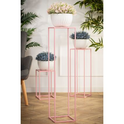 Suporte para flores 100x24 cm rosa