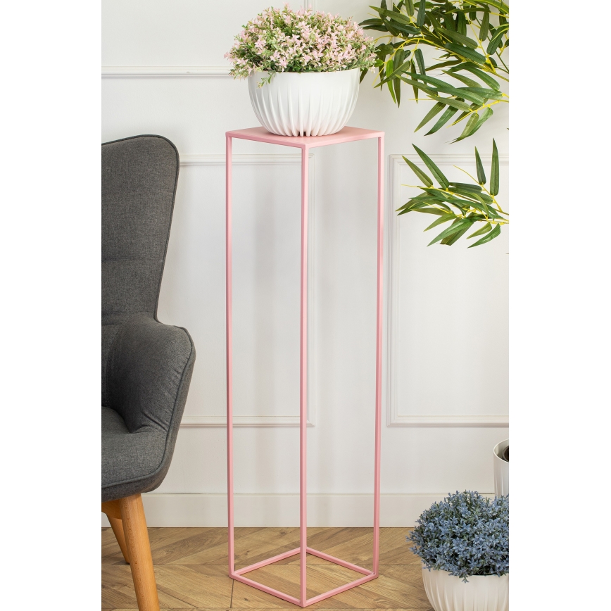 Suporte para flores 100x24 cm rosa