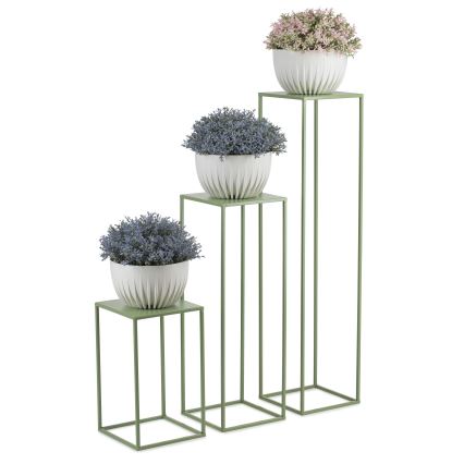 Suporte para flores 100x24 cm verde escuro
