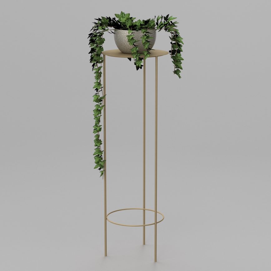 Suporte para plantas 100x32 cm dourado