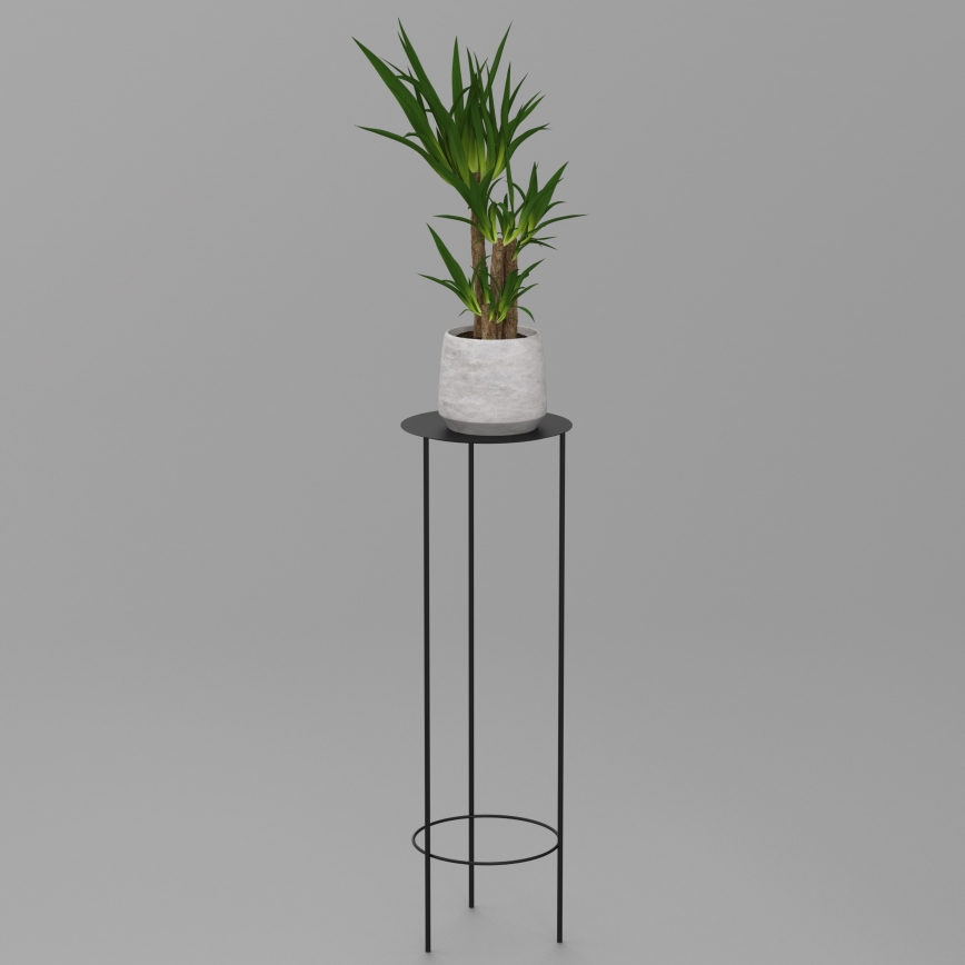 Suporte para flores 100x32 cm preto