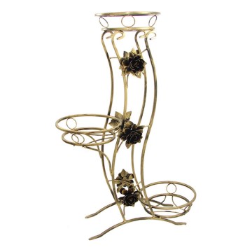 Suporte para flores 100x70 cm dourado