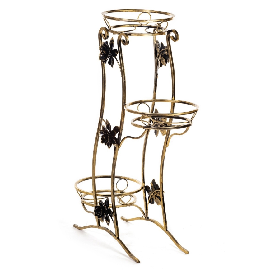 Suporte para flores 100x70 cm dourado