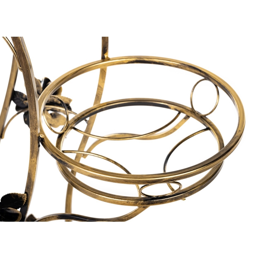 Suporte para flores 100x70 cm dourado