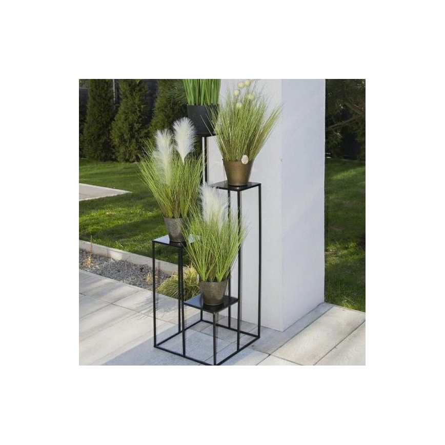 Suporte para flores 110x40 cm preto