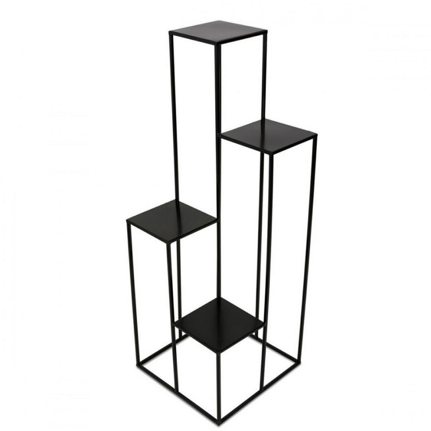 Suporte para flores 110x40 cm preto