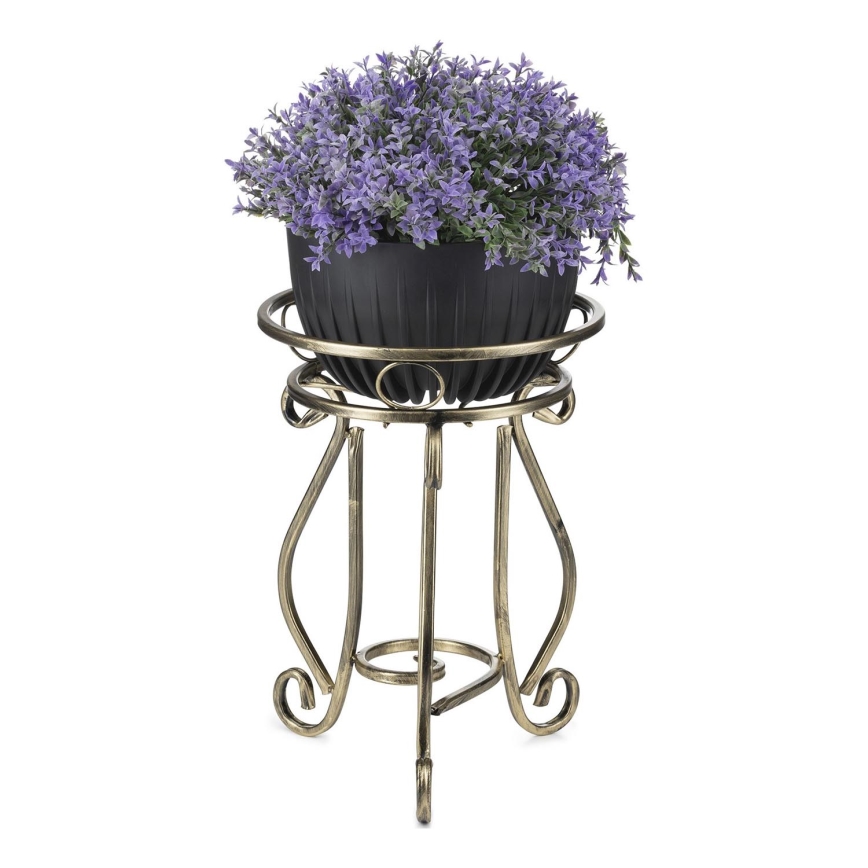 Suporte para flores 37x29 cm dourado