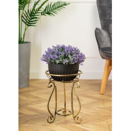 Suporte para flores 37x29 cm dourado