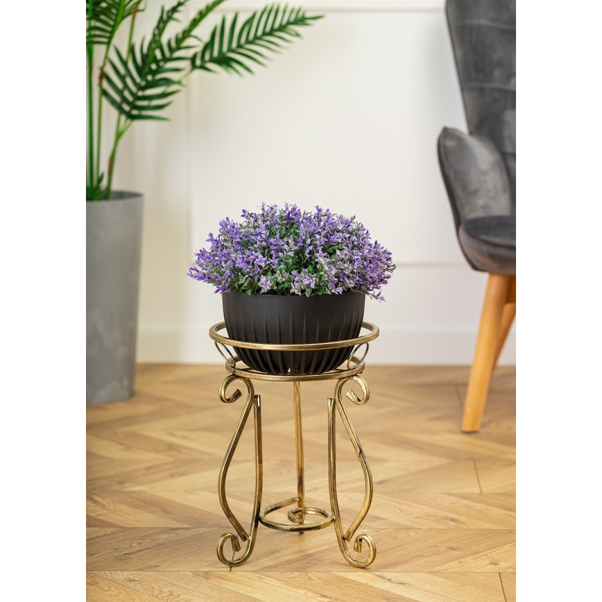 Suporte para flores 37x29 cm dourado