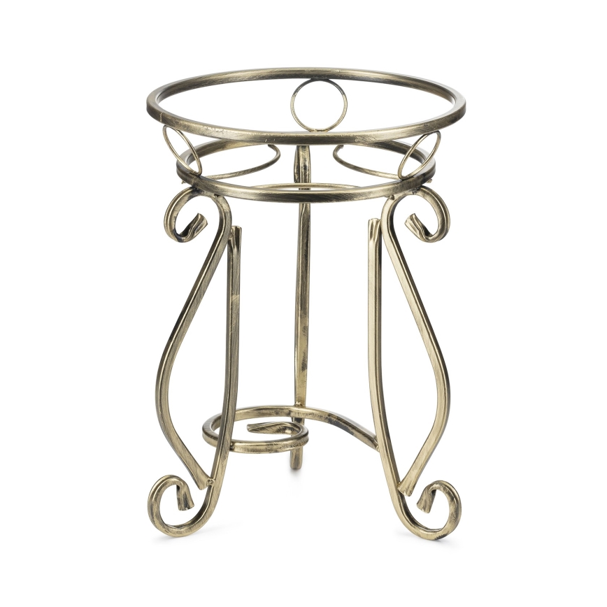 Suporte para flores 37x29 cm dourado