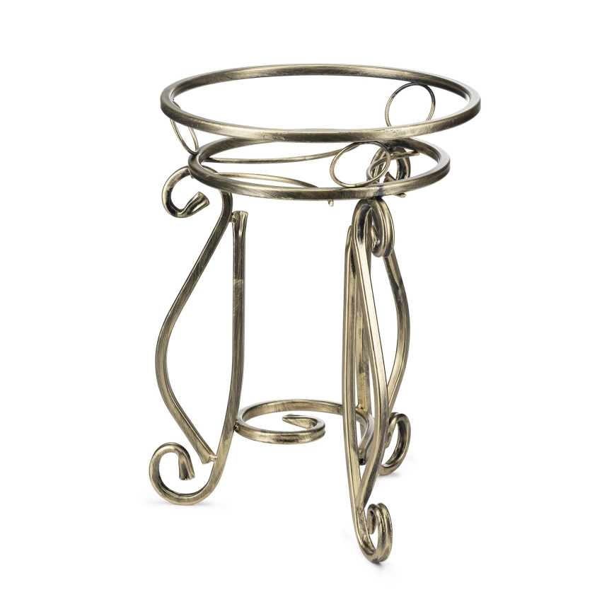 Suporte para flores 37x29 cm dourado