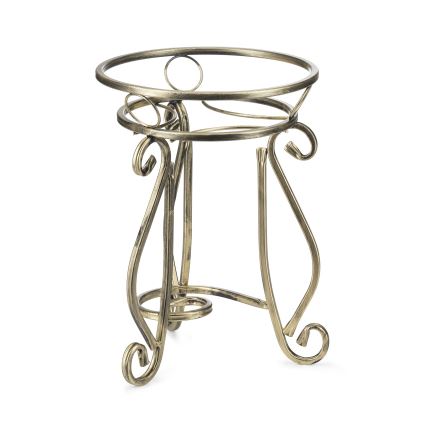 Suporte para flores 37x29 cm dourado