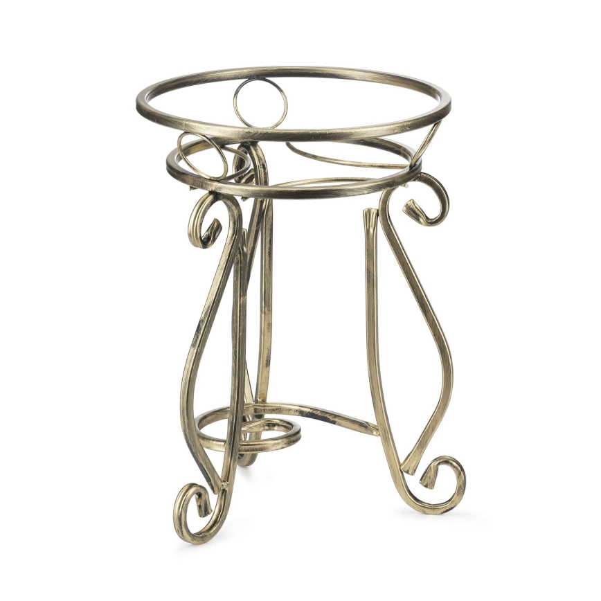 Suporte para flores 37x29 cm dourado