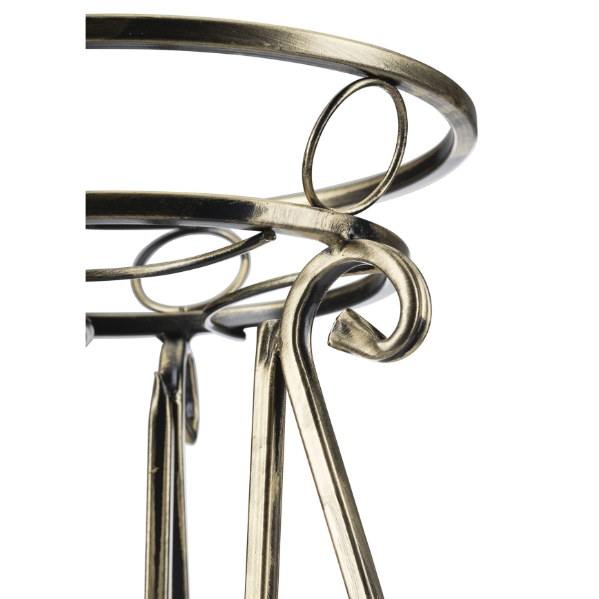 Suporte para flores 37x29 cm dourado