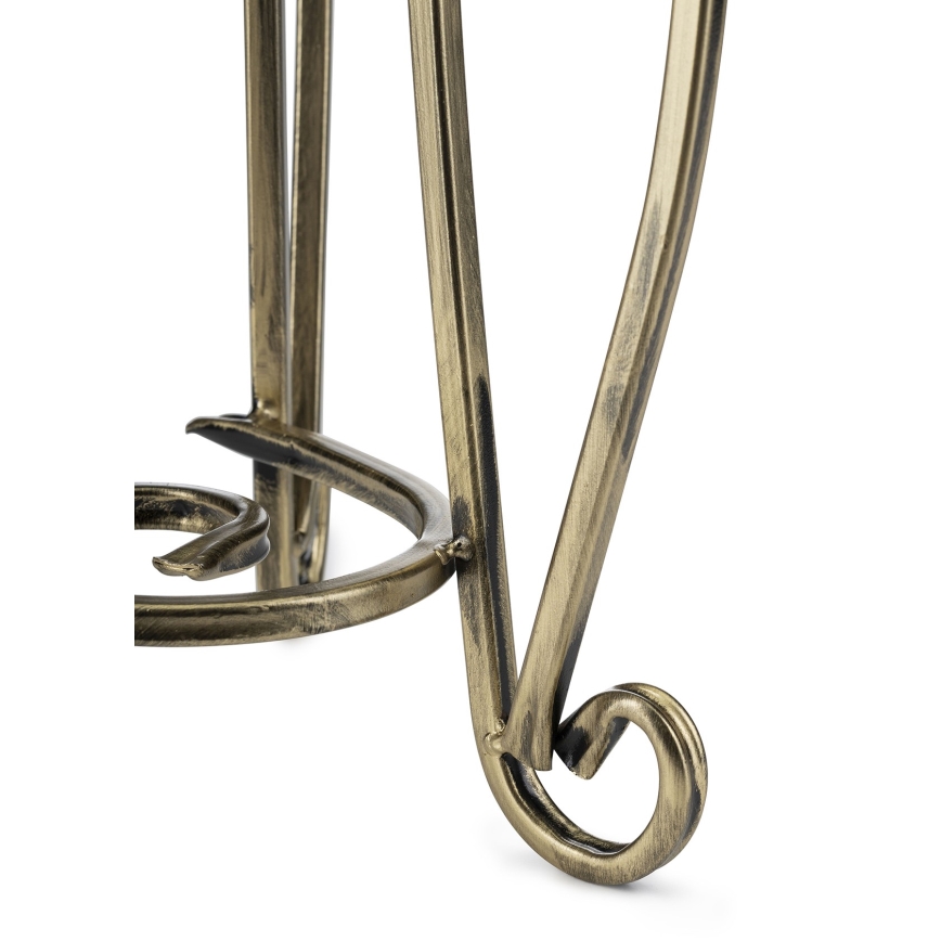 Suporte para flores 37x29 cm dourado