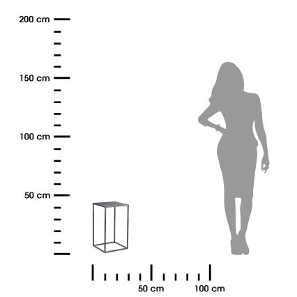 Suporte para flores 40x24 cm antracite