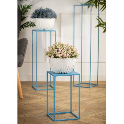 Suporte para flores 40x24 cm azul