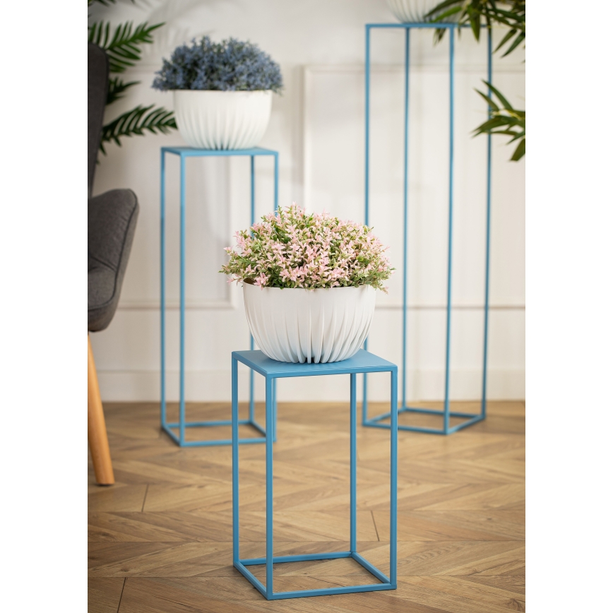 Suporte para flores 40x24 cm azul