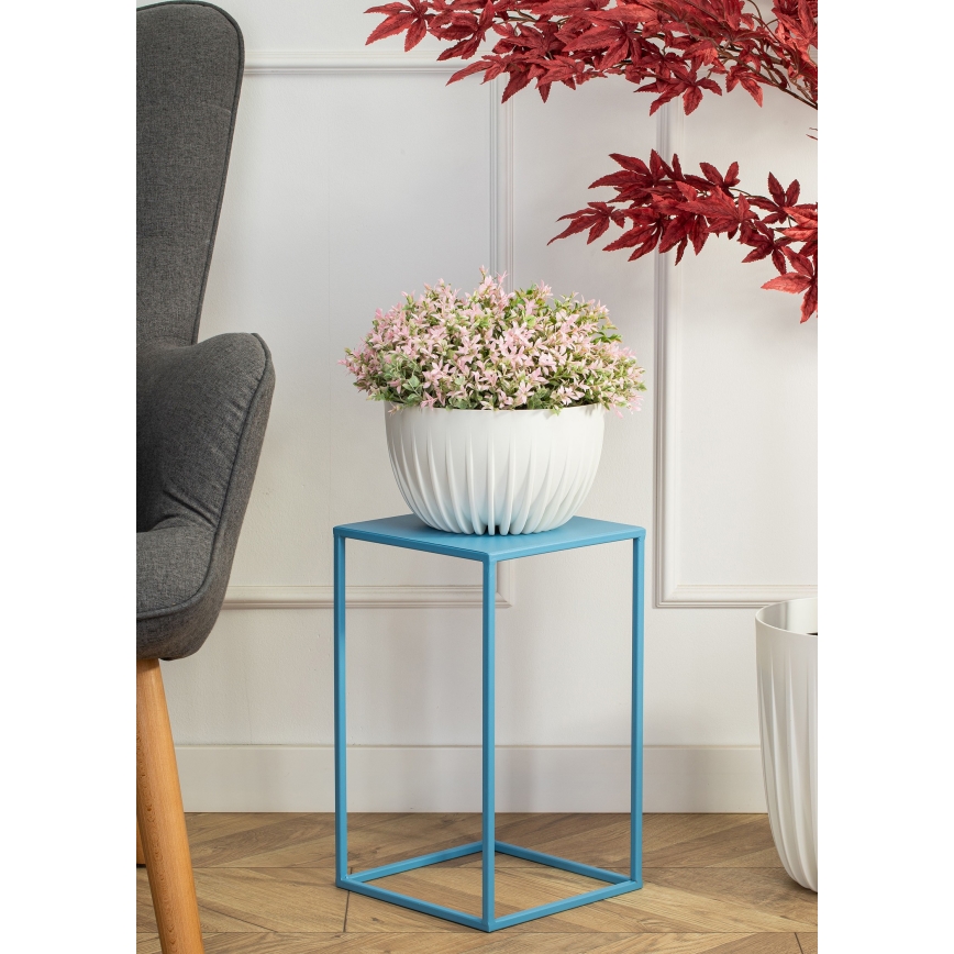 Suporte para flores 40x24 cm azul