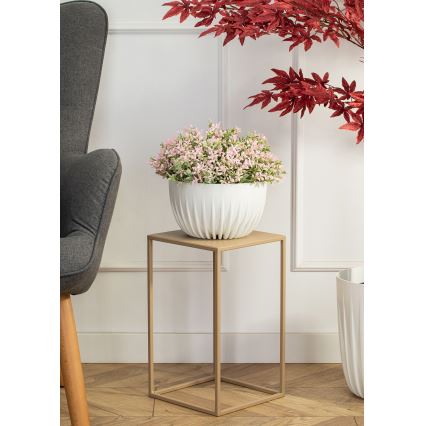 Suporte para flores 40x24 cm bege