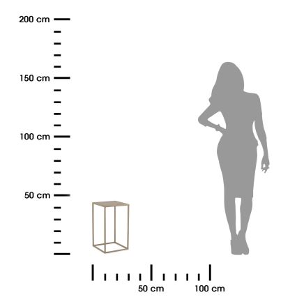 Suporte para flores 40x24 cm bege