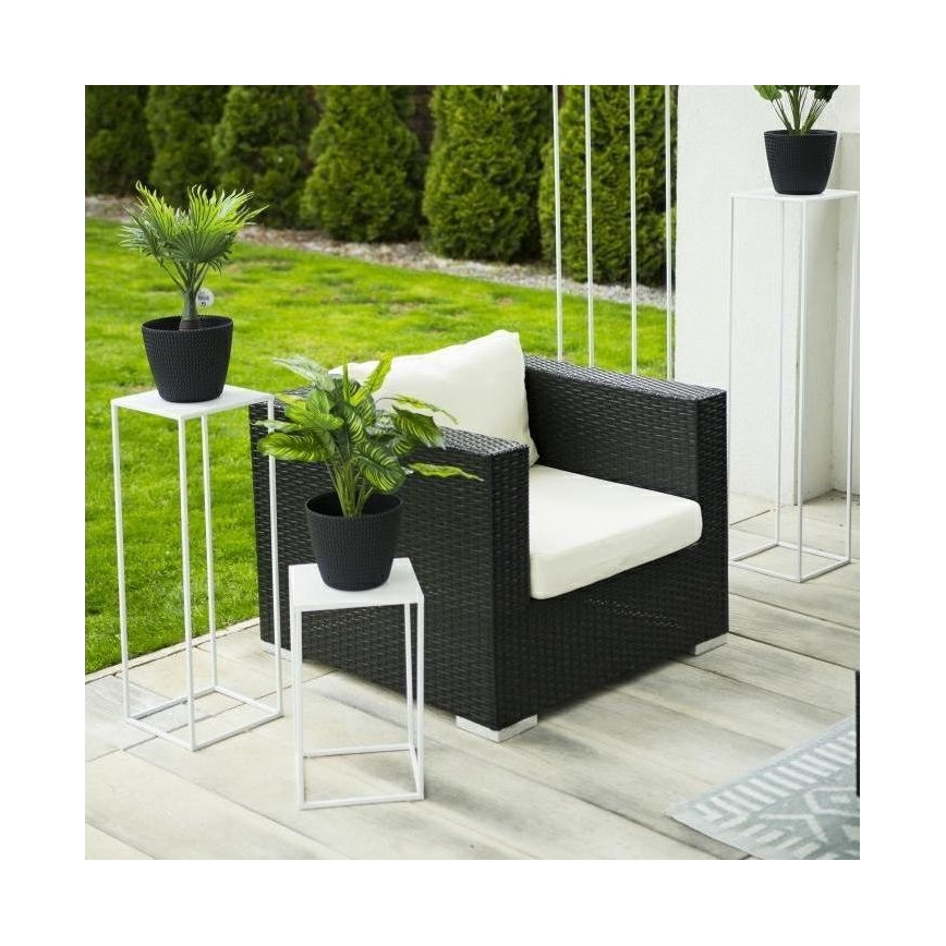 Suporte para flores 40x24 cm branco