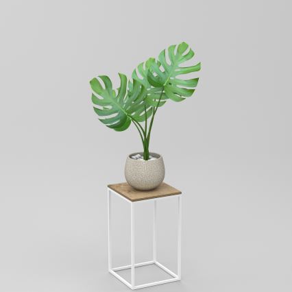 Suporte para flores 40x24 cm branco