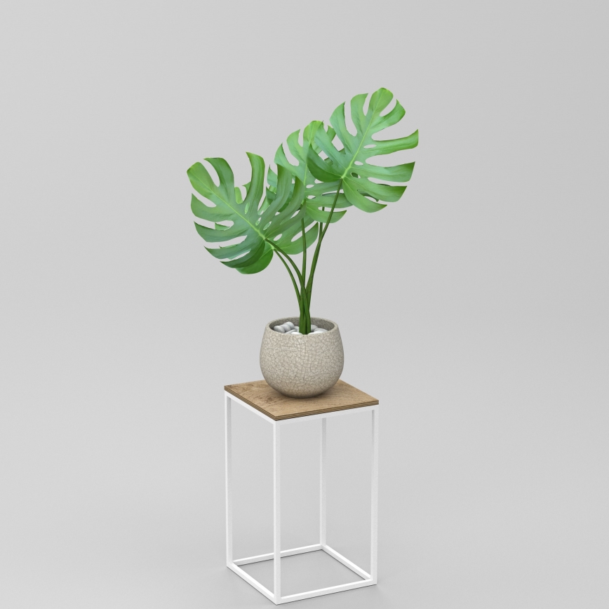 Suporte para flores 40x24 cm branco