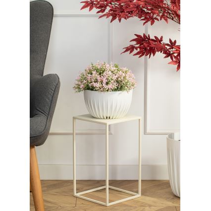 Suporte para flores 40x24 cm creme