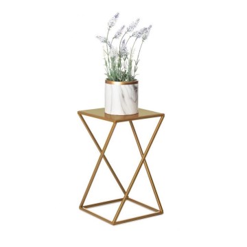 Suporte para flores 40x24 cm dourado