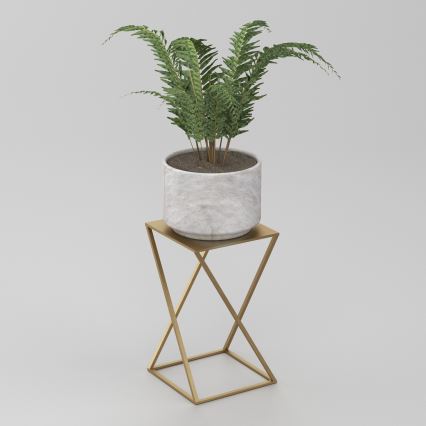 Suporte para flores 40x24 cm dourado