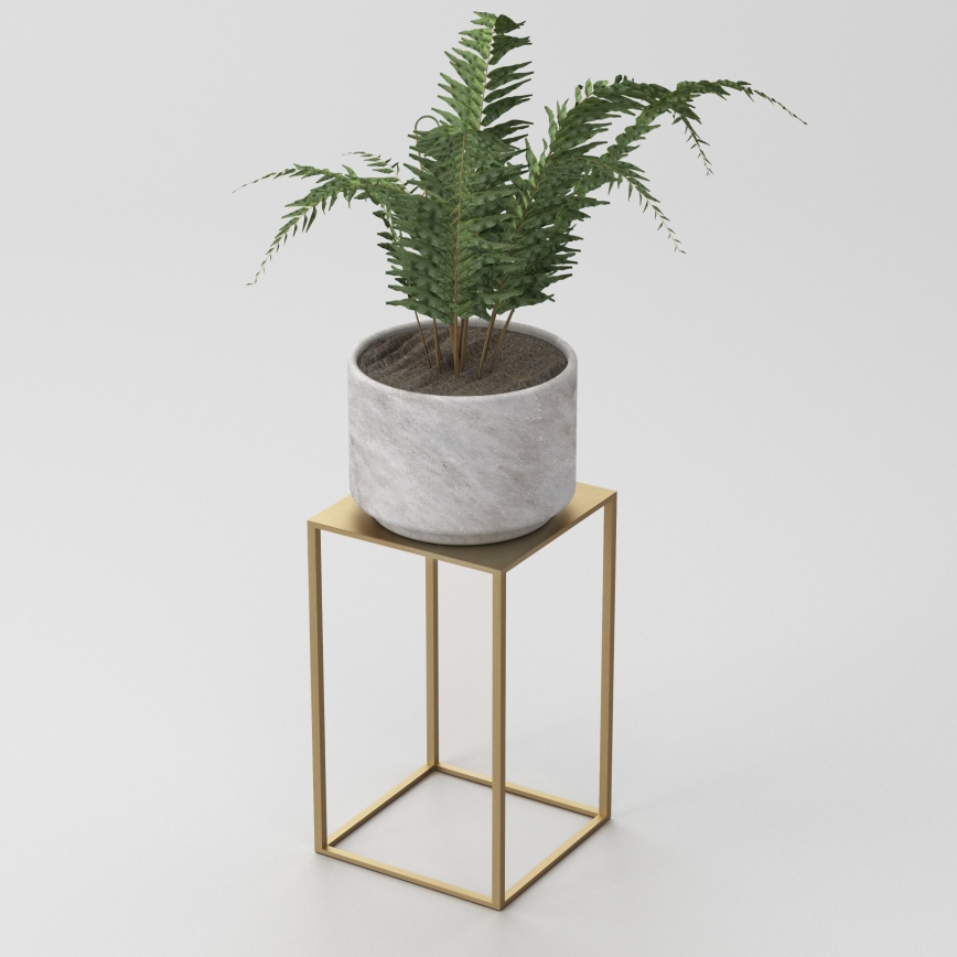 Suporte para flores 40x24 cm dourado